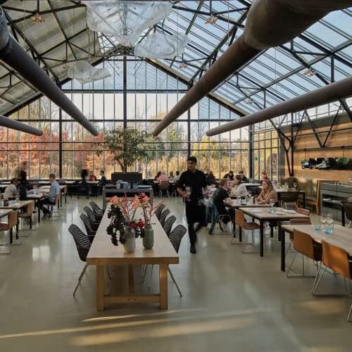 De Kas — internationaal restaurant in Amsterdam