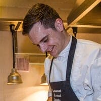 Chef Kevin Huis in 't Veld van Bij Jansen & Jansen